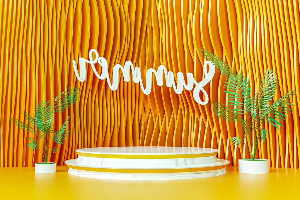 Podium de la finale e-sport avec trophées