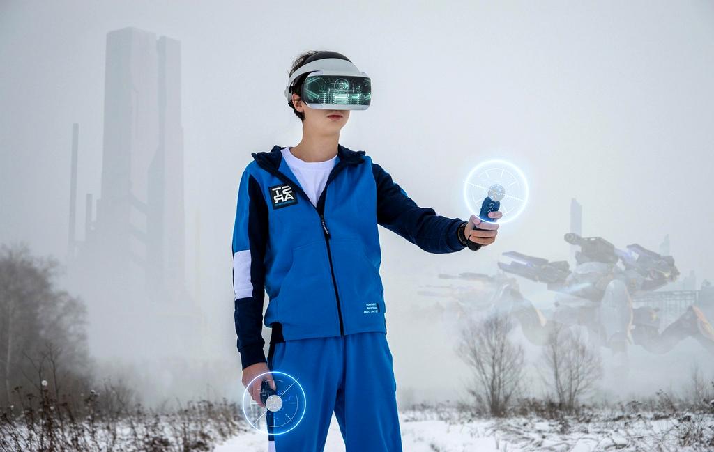 Zone de réalité virtuelle avec casques VR dernière génération